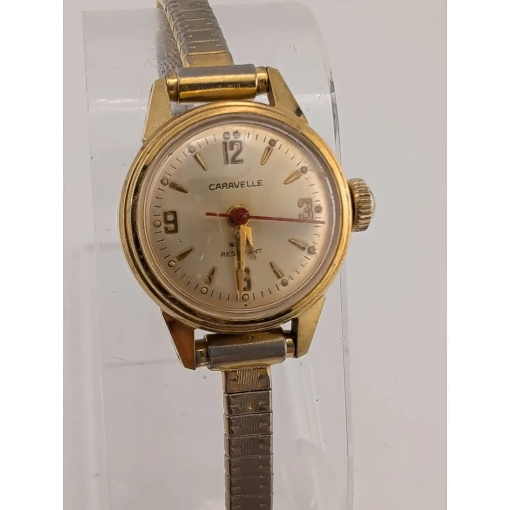 Vintage Caravelle Bulova Women's 21mm Case Mechanical Watch- Working